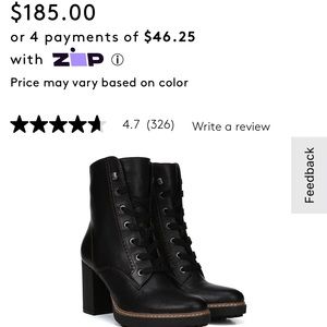 Naturalize boots. Very comfortable. Like new